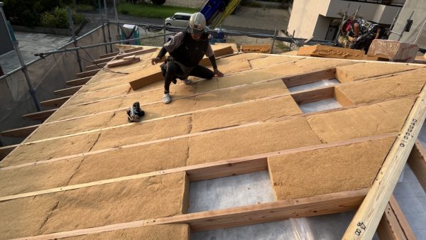 木繊維断熱材の注文住宅、いよいよ開始。